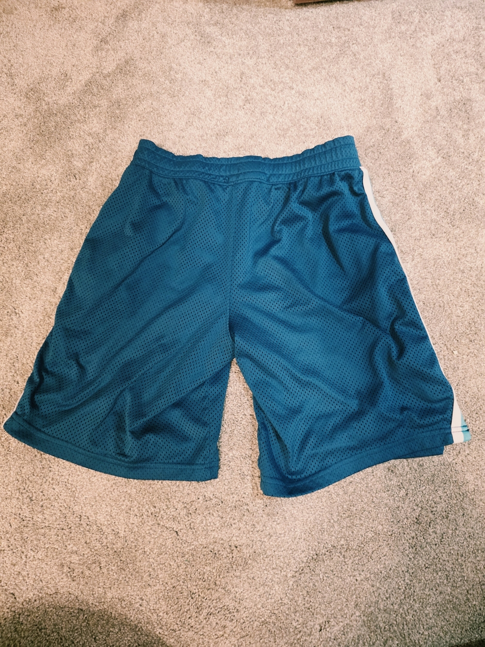 all in motion Kids XL 16 Teal Mesh Athletic Shorts - Picture 3 of 3